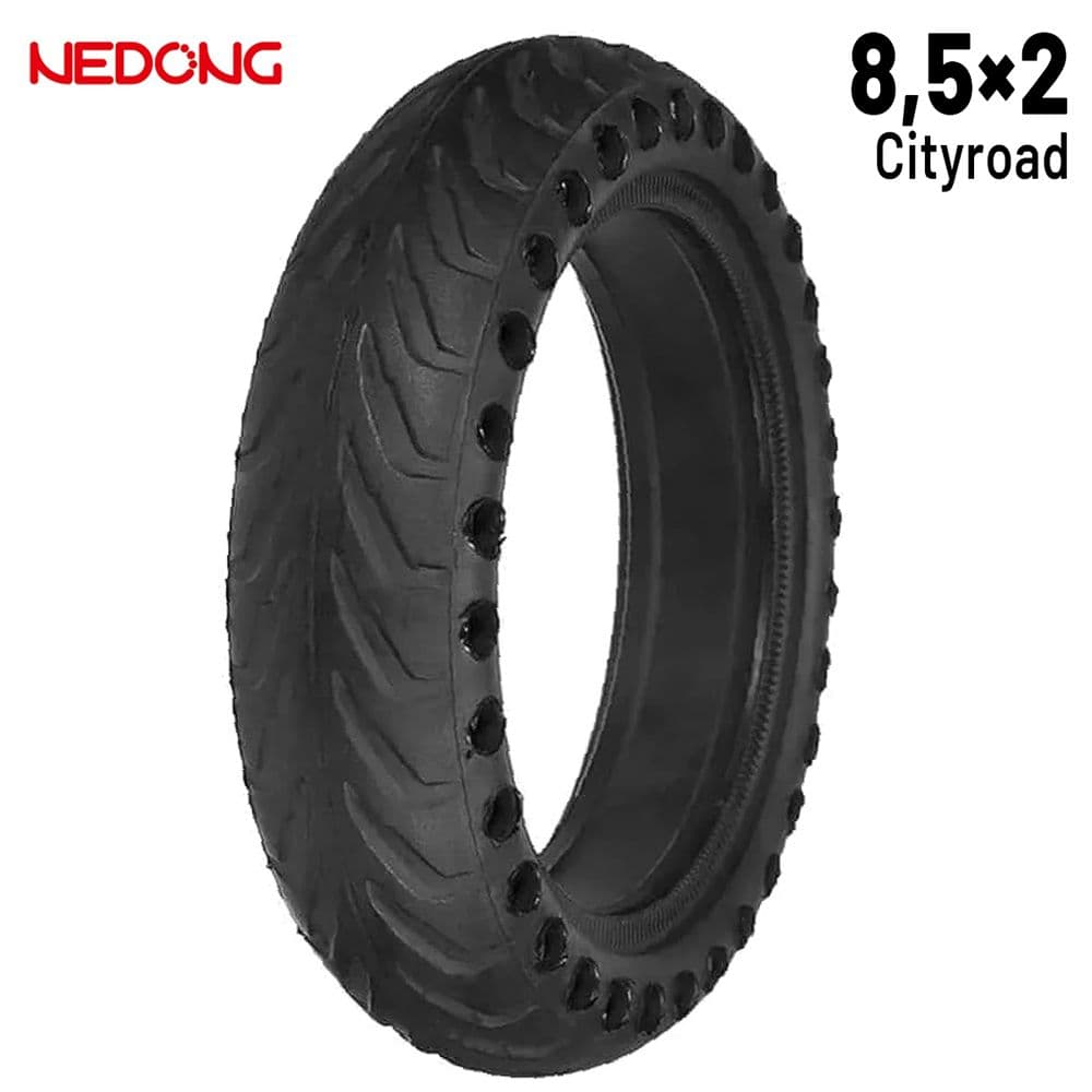 Roue pleine 8,5 2 trous NOIRE pour Xiaomi Nedong