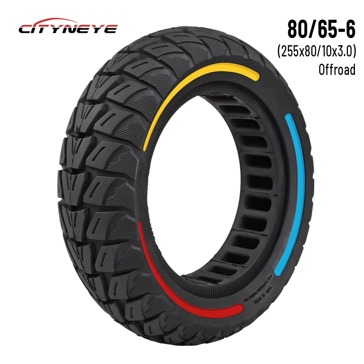 Roue pleine 10 3,0/255 80 (80/65-6) 43MM Cityneye