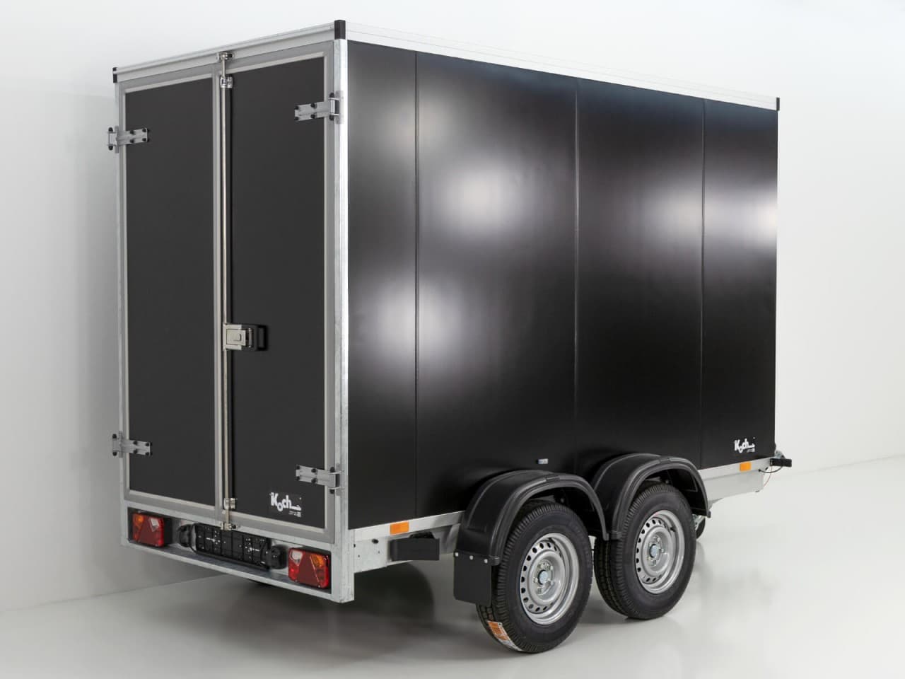 Vezeko Kofferanhänger 152x355cm Höhe:193cm 2,7t|schwarz-Neu