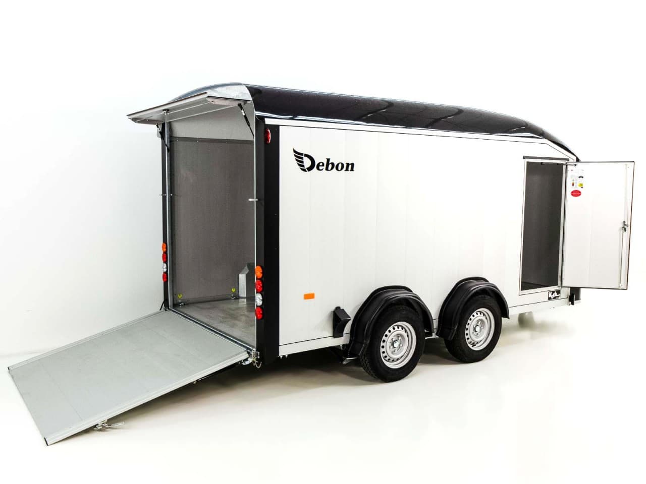 Debon Kofferanhänger Roadster Alu C900 202x495x200cm 3,5t schwarz-Neu