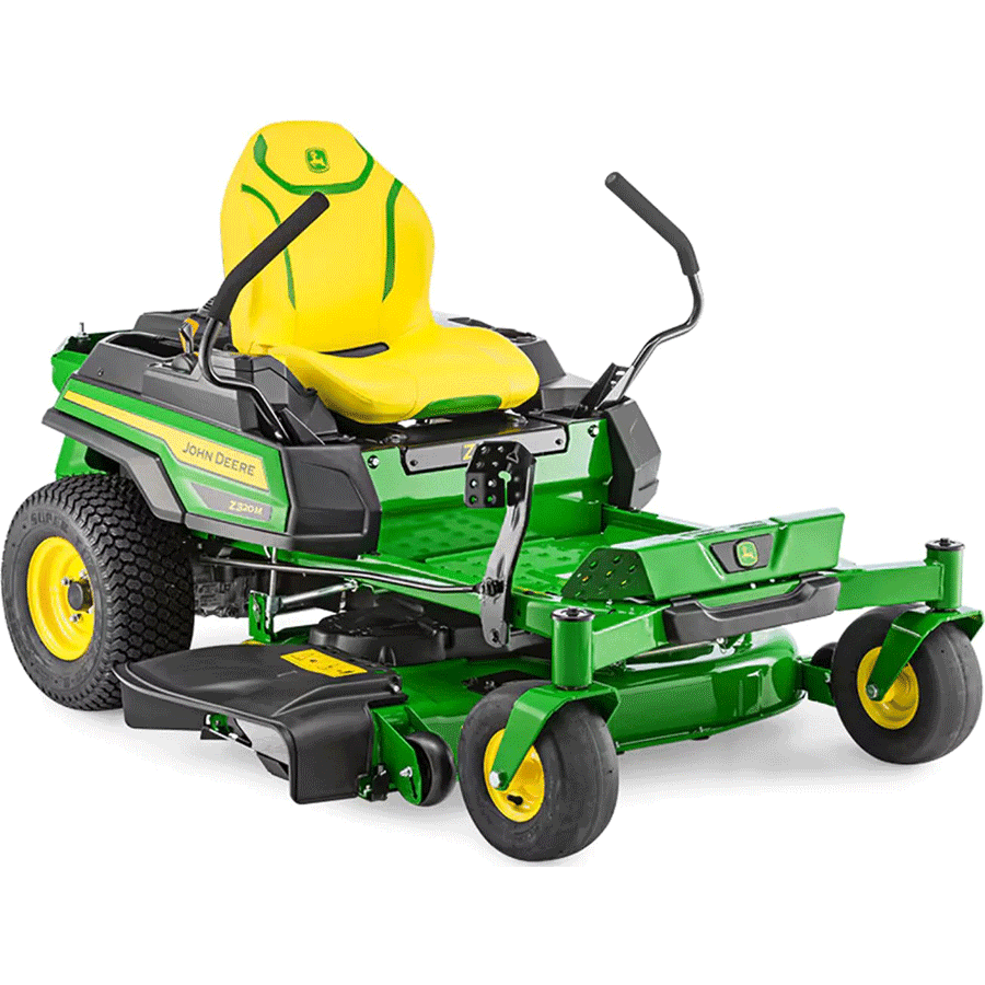john deere null wendekreis maher ztrak z320m mit accel deep 107 cm mahwerk modell 2025 neu