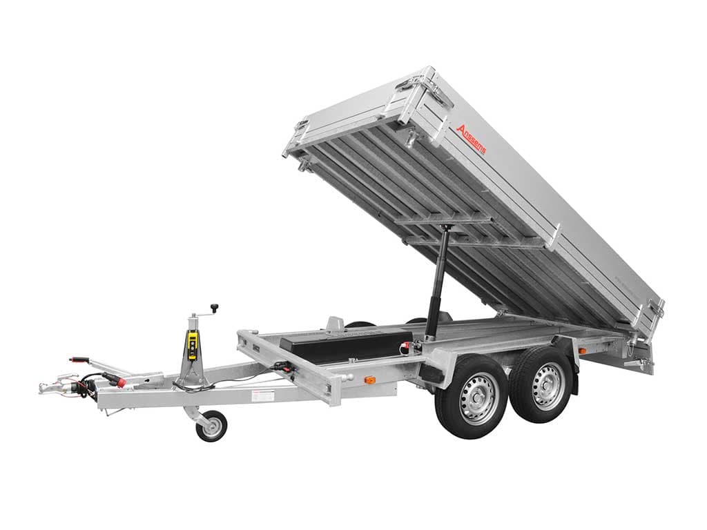 Anssems PKW Anhänger 3-Seitenkipper KSX 3500 kg, Ladefläche3,05 x 1,78 m - Elektrisch