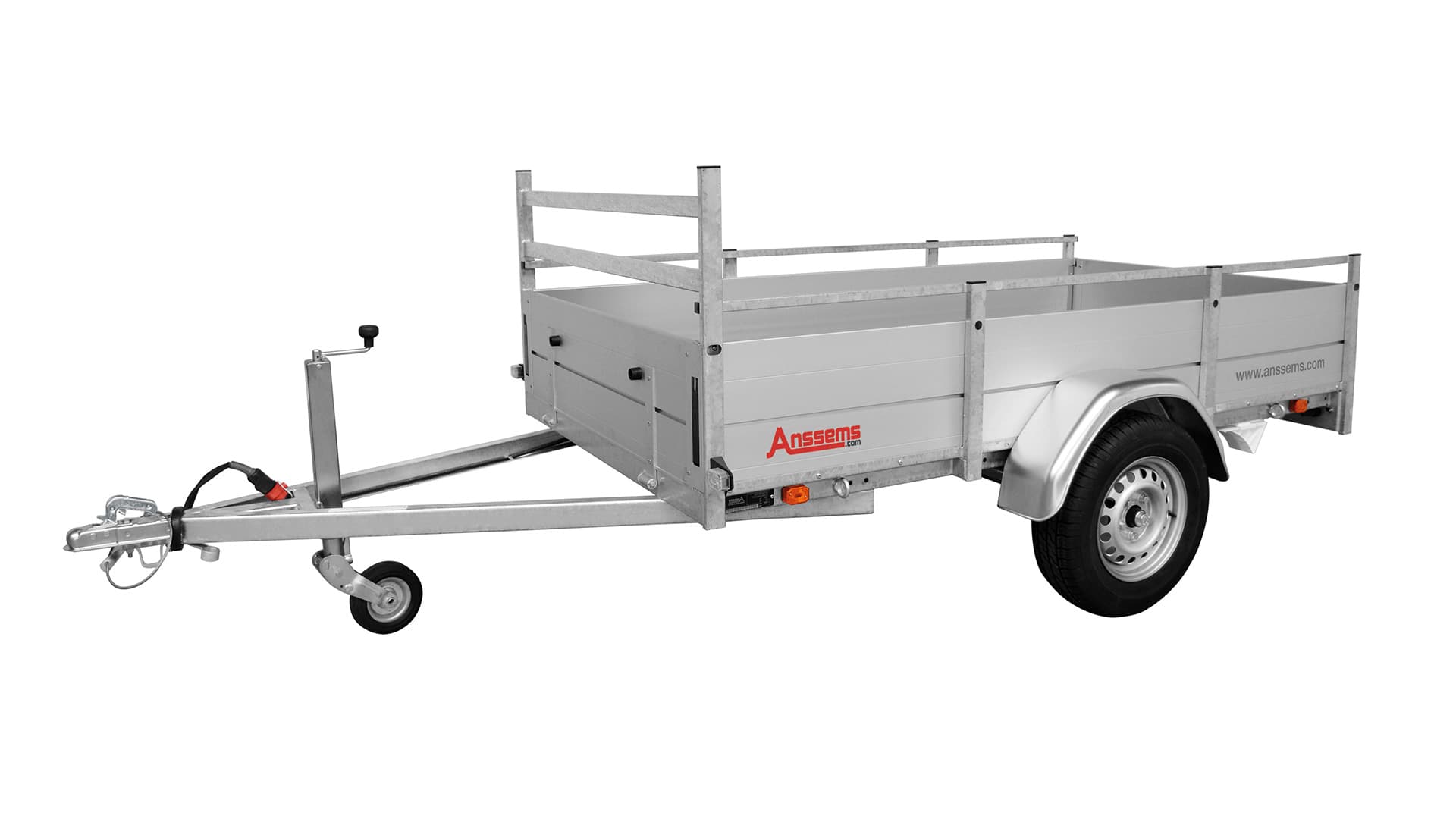 Anssems PKW Anhänger Tieflader Alu BSX 750 kg, Ladefläche 2,51 x 1,30 m