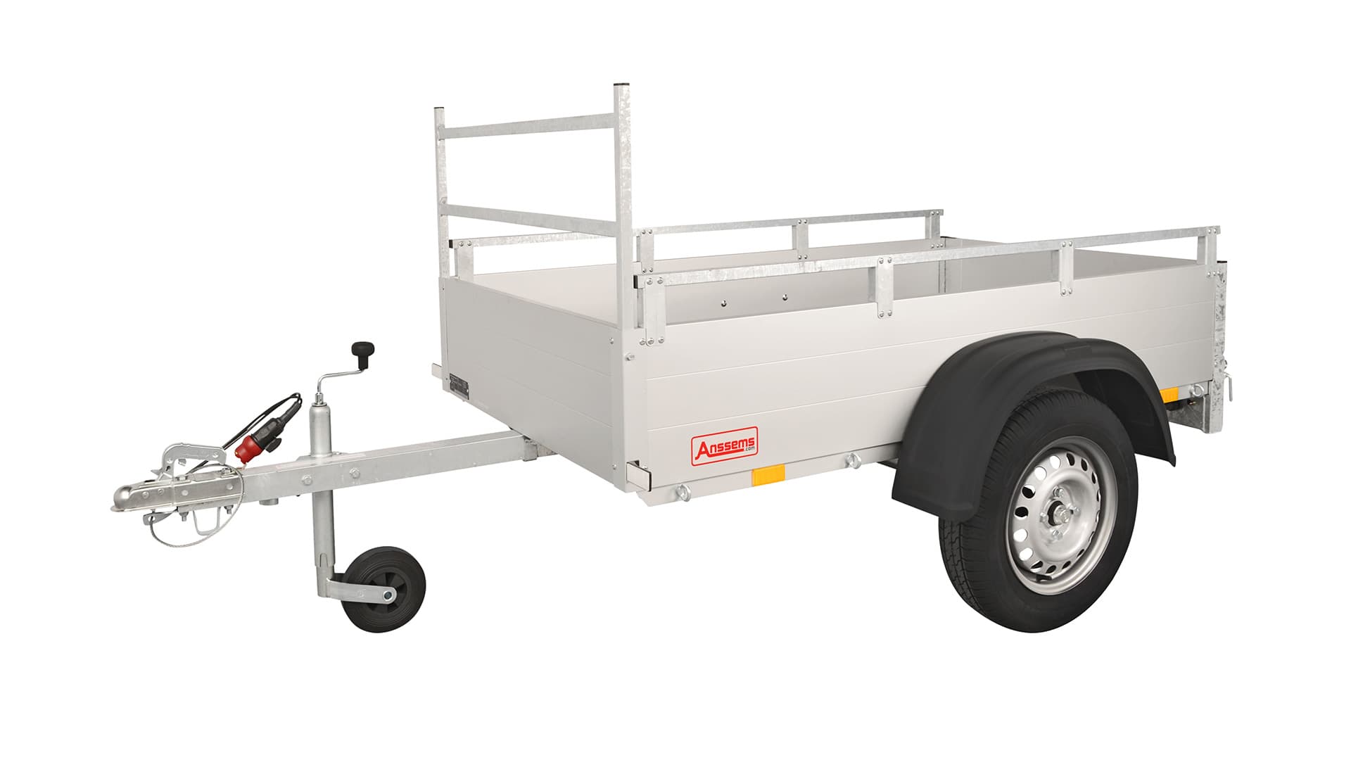 Anssems PKW Anhänger Tieflader Alu GT 750 kg, Ladefläche 2,01 x 1,01 m - mit Reling