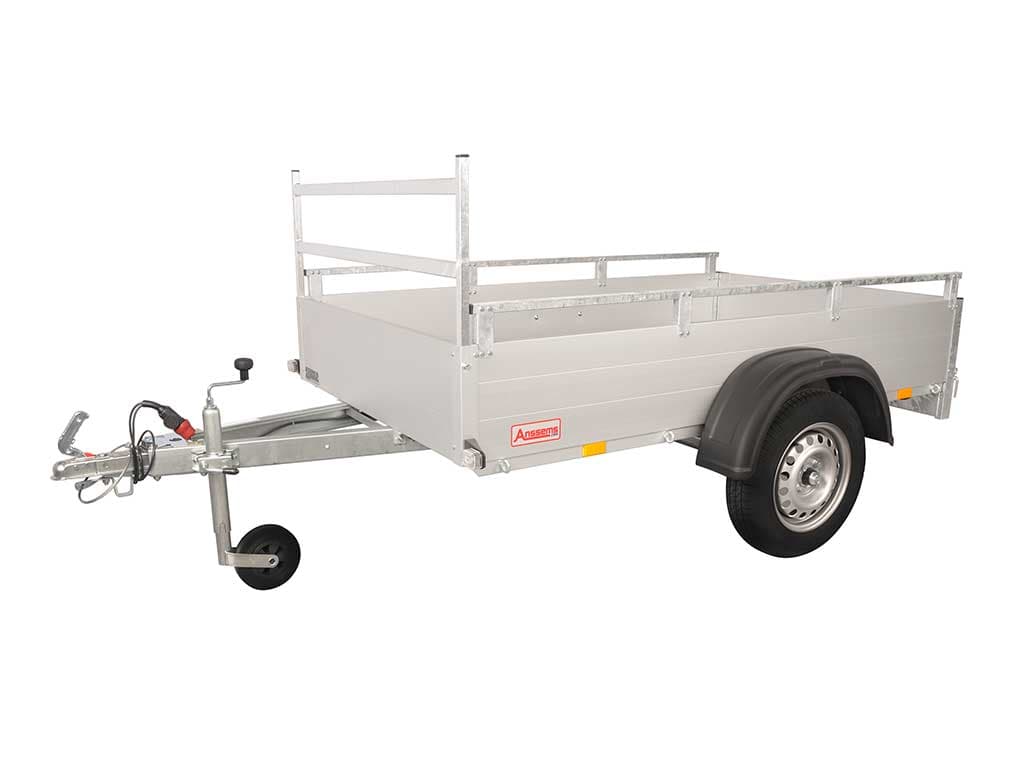 Anssems PKW Anhänger Tieflader Alu GT 750 kg, Ladefläche 2,51 x 1,26 m - mit Reling