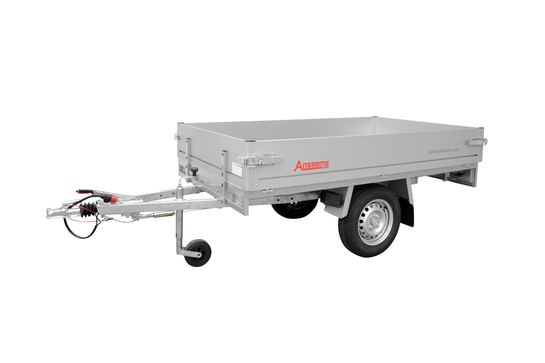Anssems PKW Anhänger Hochlader Alu PLTB 1000 kg, Ladefläche 2,31 x 1,32 m