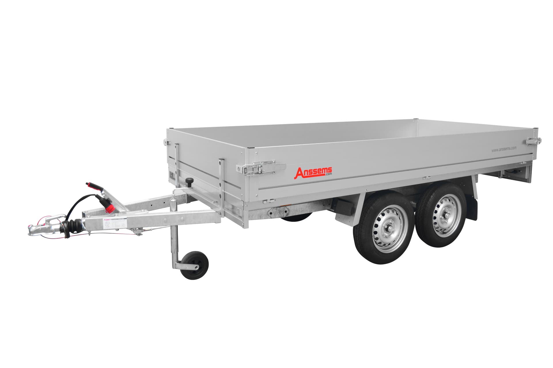 Anssems PKW Anhänger Hochlader Alu PLTT 1350 kg, Ladefläche 2,51 x 1,50 m