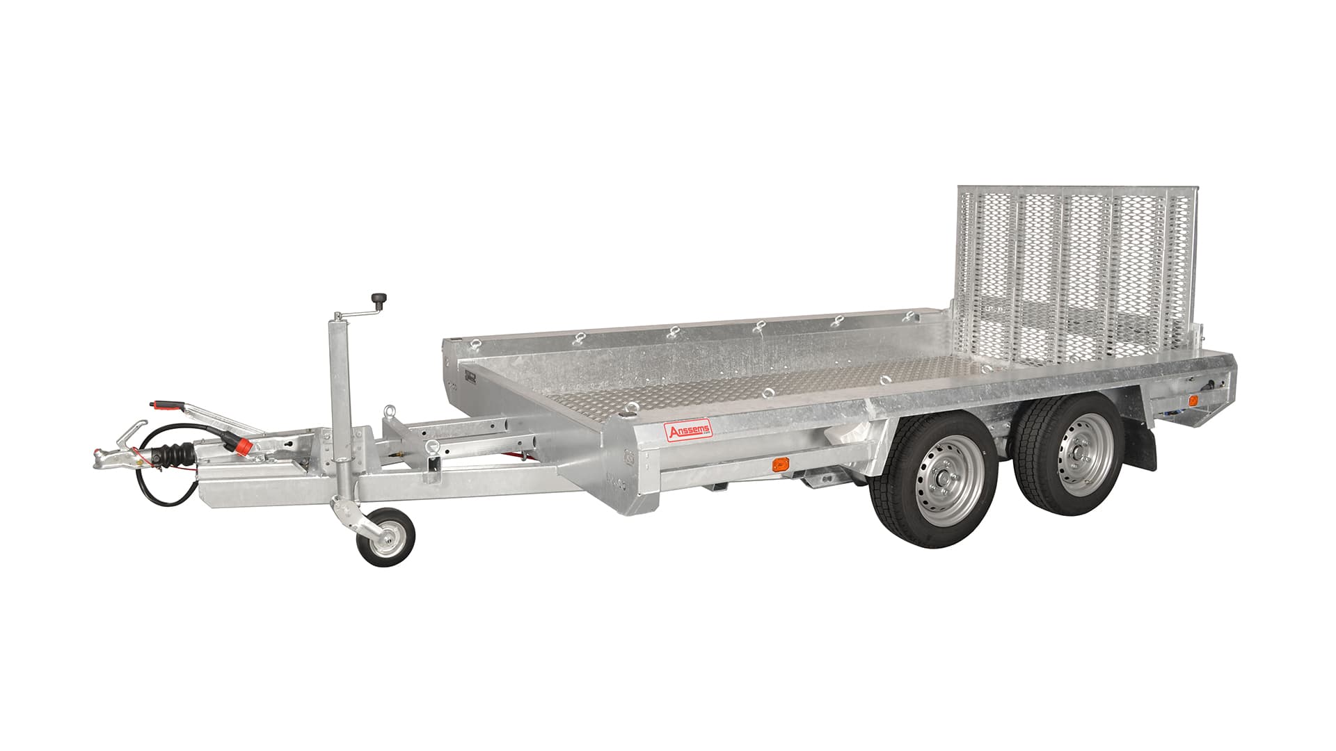 Hulco PKW Anhänger Maschinentransporter TERRAX 3000 kg, Ladefläche 2,94 x 1,50 m - Klappe 100 cm