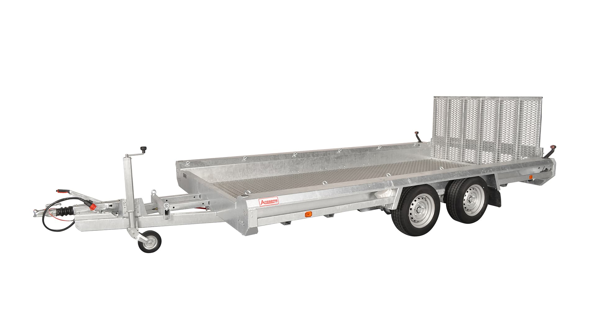 Hulco PKW Anhänger Maschinentransporter TERRAX 3000 kg, Ladefläche 3,94 x 1,80 m - Klappe 100 cm