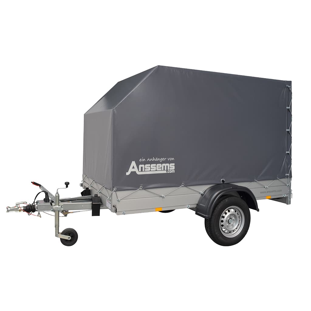 Anssems PKW Anhänger Tieflader Alu GTB 1200 kg, Ladefläche 2,51 x 1,26 m - mit Aktionsplane 150