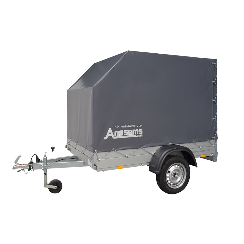 Anssems PKW Anhänger Tieflader Alu GT 750 kg, Ladefläche 2,51 x 1,26 m - mit Aktionsplane 150