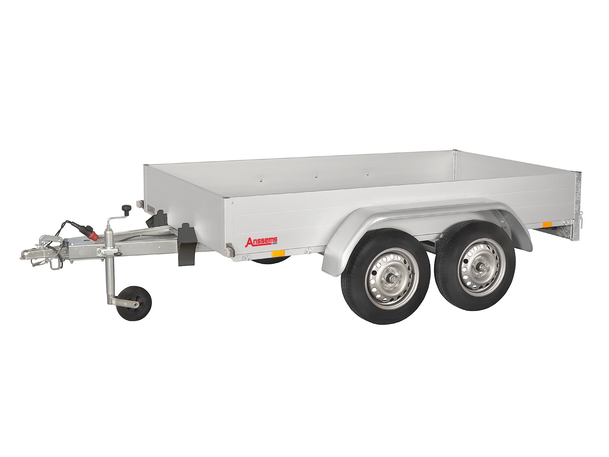 Anssems PKW Anhänger Tieflader Alu 750 kg, Ladefläche 2,51 x 1,26 m ungebremst