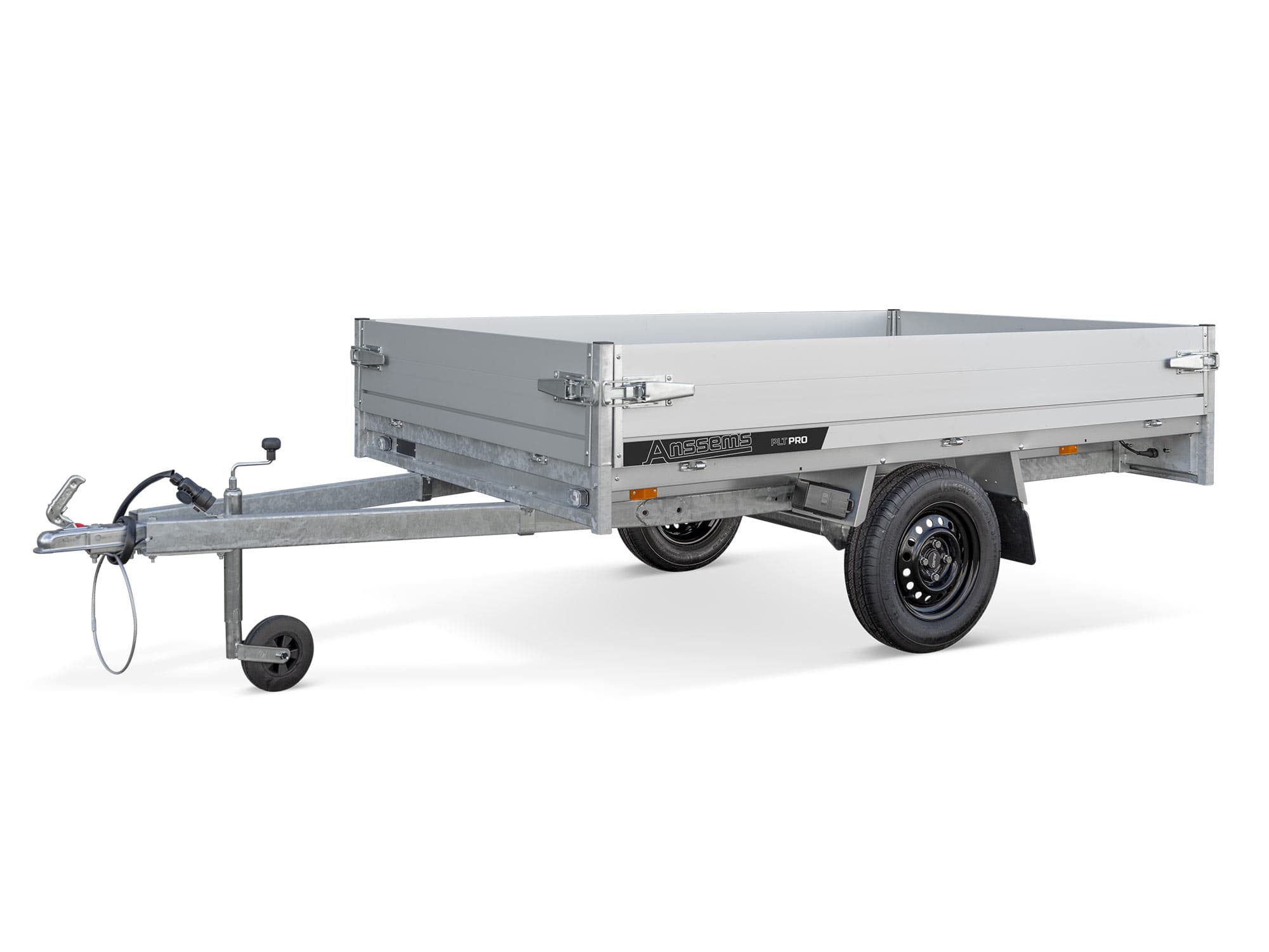 Anssems PKW Anhänger Hochlader Alu PLT-1 PRO 750kg Ladefläche 3,05 x 1,50 m ungebremst