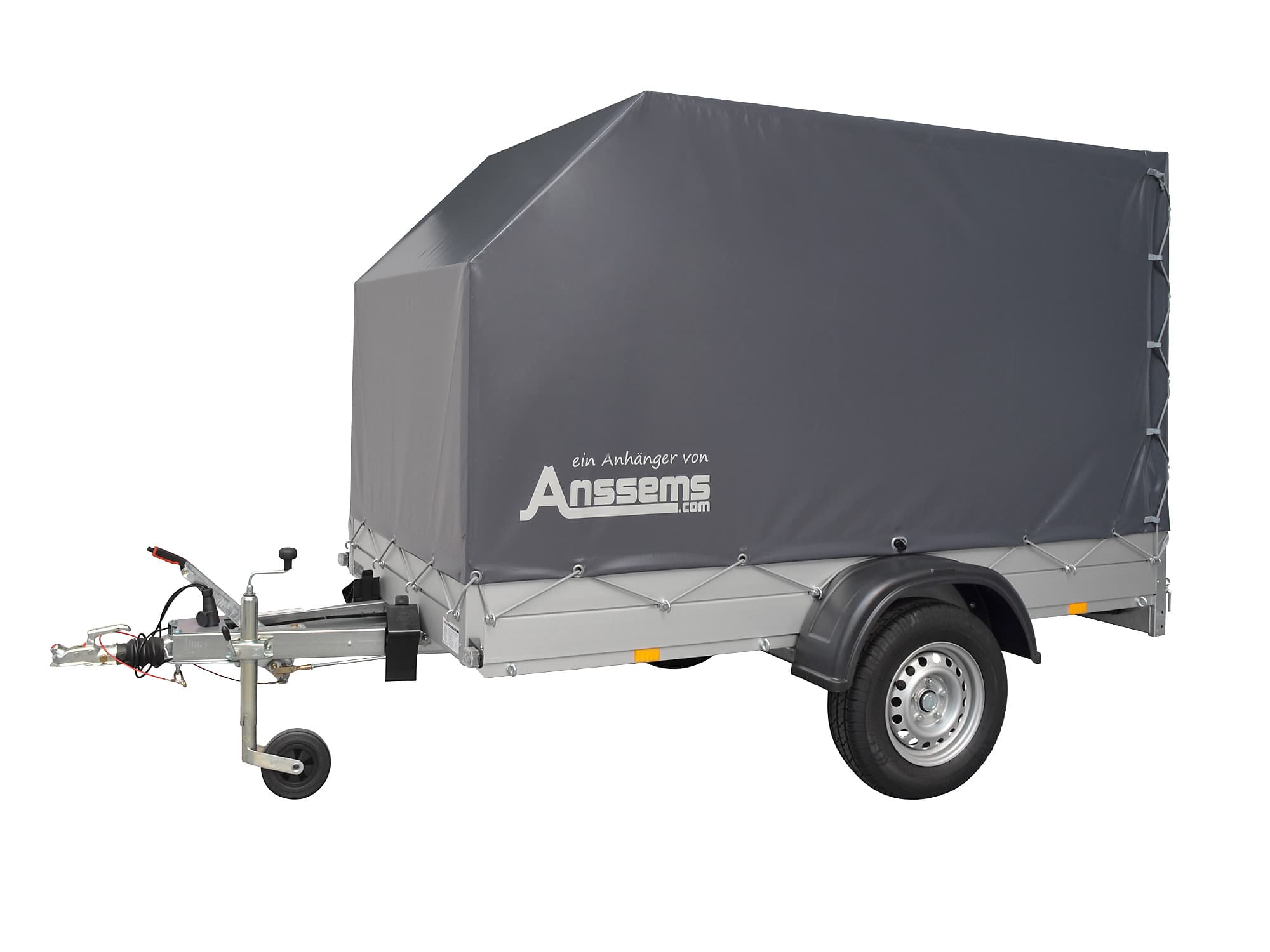 Anssems PKW Anhänger Tieflader Alu GTB 1200 kg, Ladefläche 3,01 x 1,26 m mit Aktionsplane 1,50m