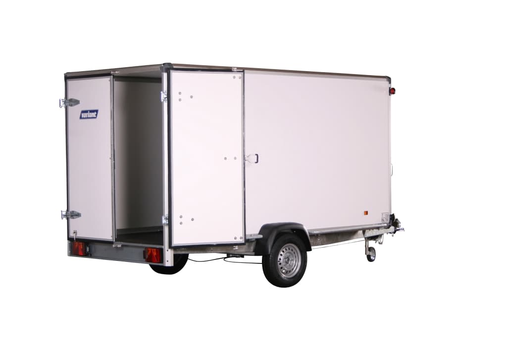 Variant PKW Anhänger Kofferanhänger 1317 C4 mit Flügeltüren 1350 kg, Ladefläche 3,46 x 1,68 m, Innenhöhe 1,78 m