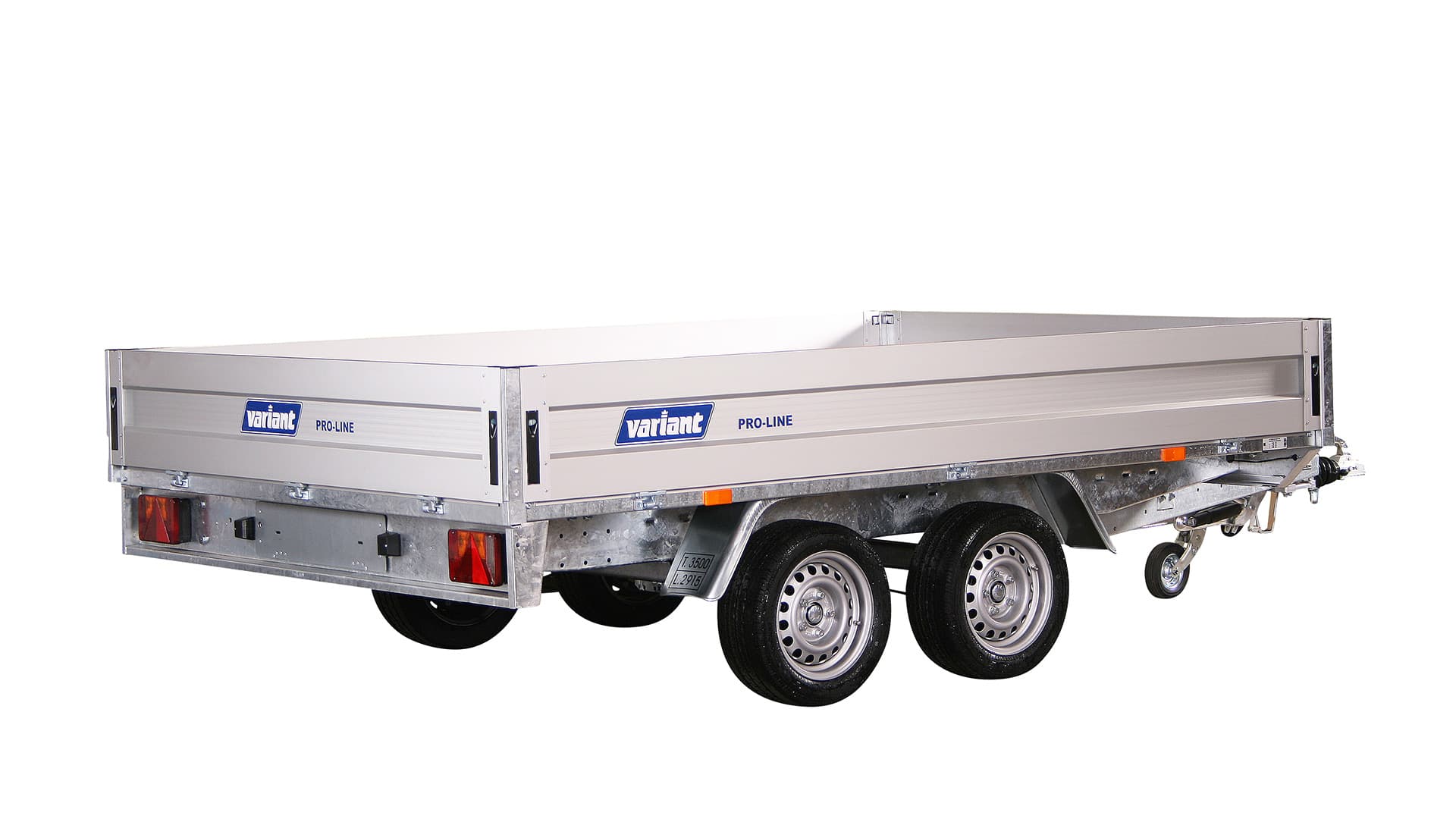 Variant PKW Anhänger Hochlader 3521 P3, 3500 kg, Ladefläche3,15 x 2,05 m - Classic