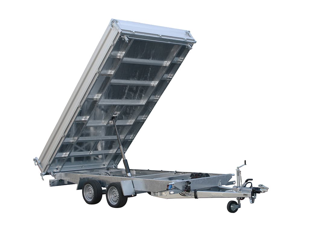 Variant PKW Anhänger 3-Seitenkipper 3521 TB, 3500 kg, Ladefläche 4,14 x 2,10 m - Elektropumpe