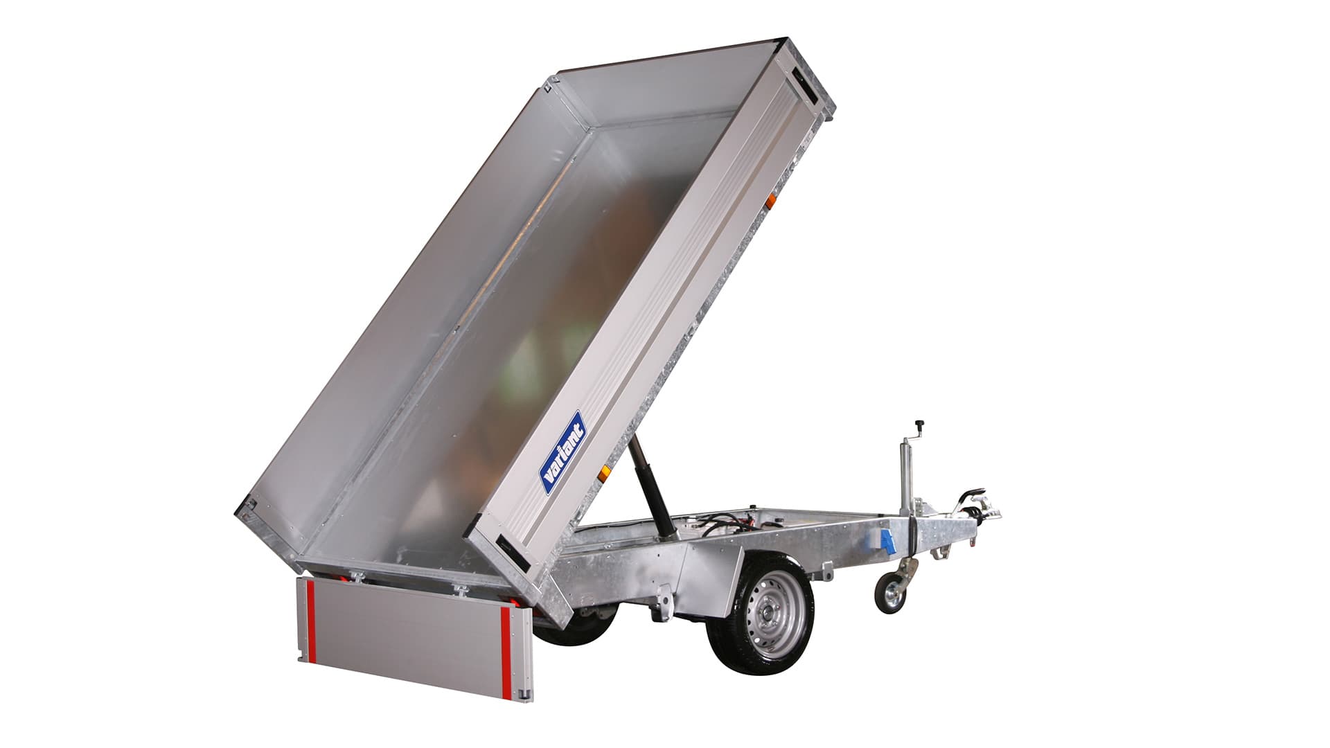 Variant PKW Anhänger Heckkipper 1800 kg, Ladefläche 2,54 x 1,45 m - elektrische Hydraulik