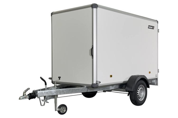 Variant PKW Anhänger Kofferanhänger 1313 C2 mit Flügeltüren, 1350 kg, Ladefläche 2,58 x 1,42 m, Innenhöhe 1,57 m