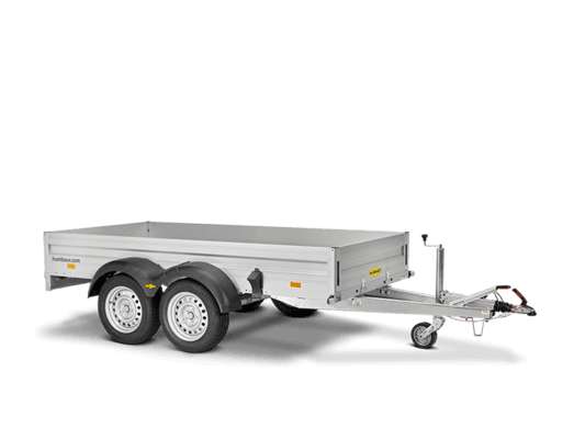 Humbaur PKW-Anhänger HA 202513 KV Alu 2000kg Ladefläche 2,51 x 1,31m mit Klappe vorn