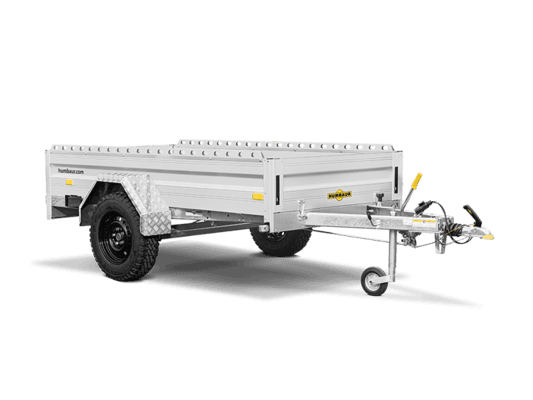 Humbaur PKW-Anhänger Tieflader HA 132513 KV Offroad, 1300kg Ladefläche 2,51 x 1,31m mit Klappe vorne