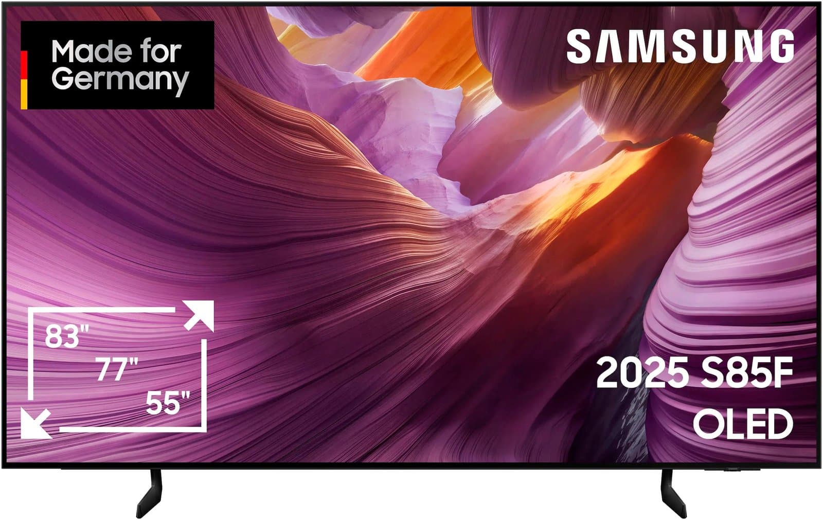 Samsung OLED-Fernseher GQ65S85FAE – 65 Zoll 4K Ultra HD Smart TV mit OLED HDR