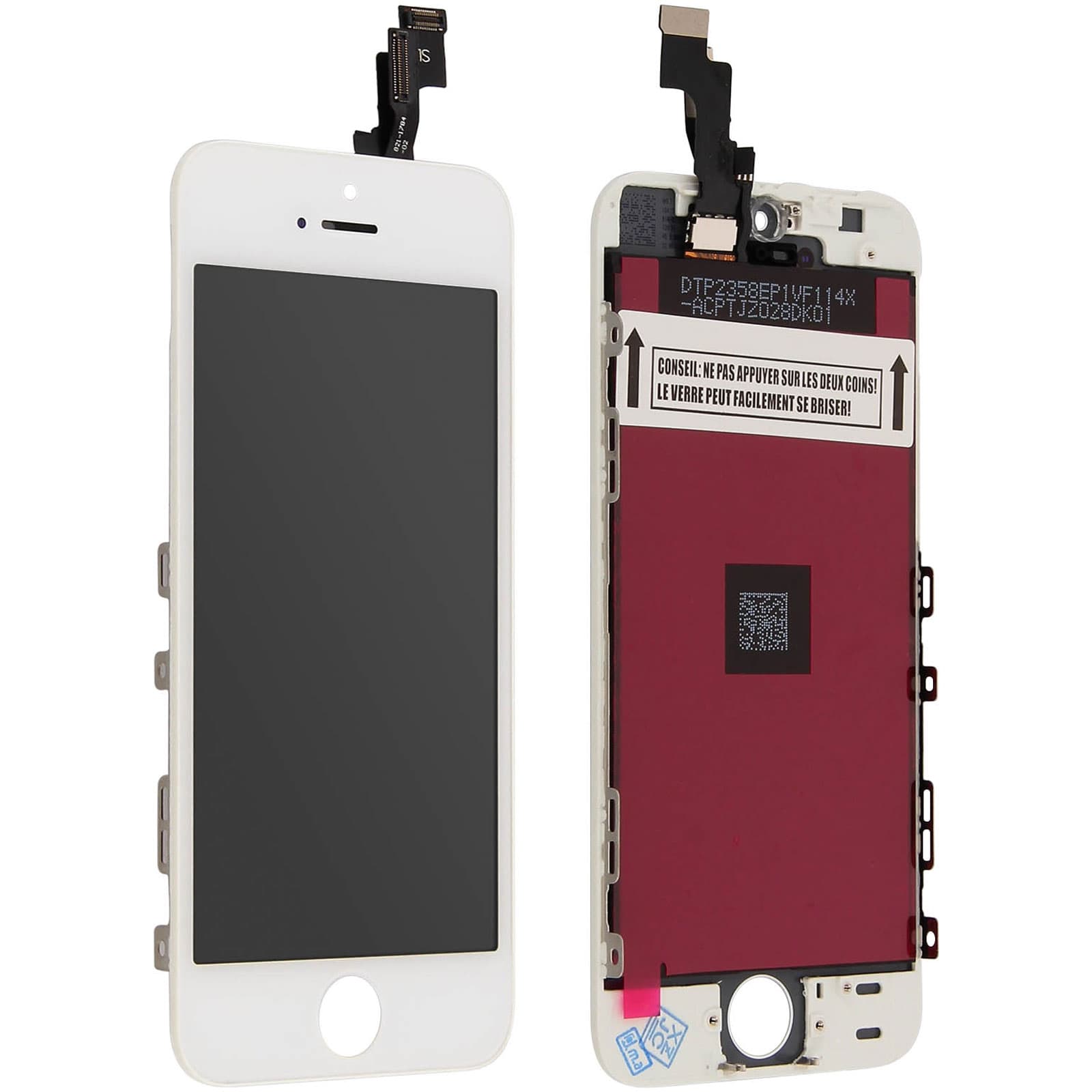 Écran LCD + Tactile blanc iPhone SE
