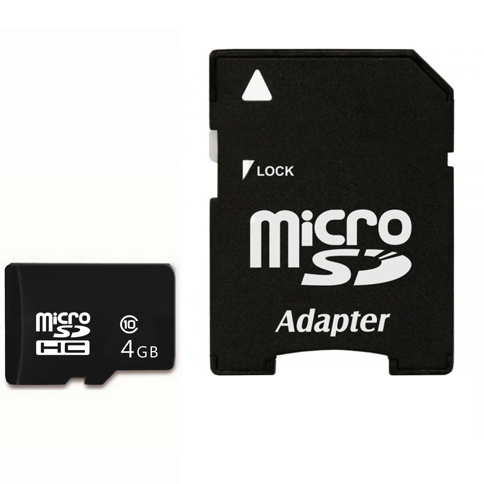 Carte Micro-SD 4Go + Adaptateur