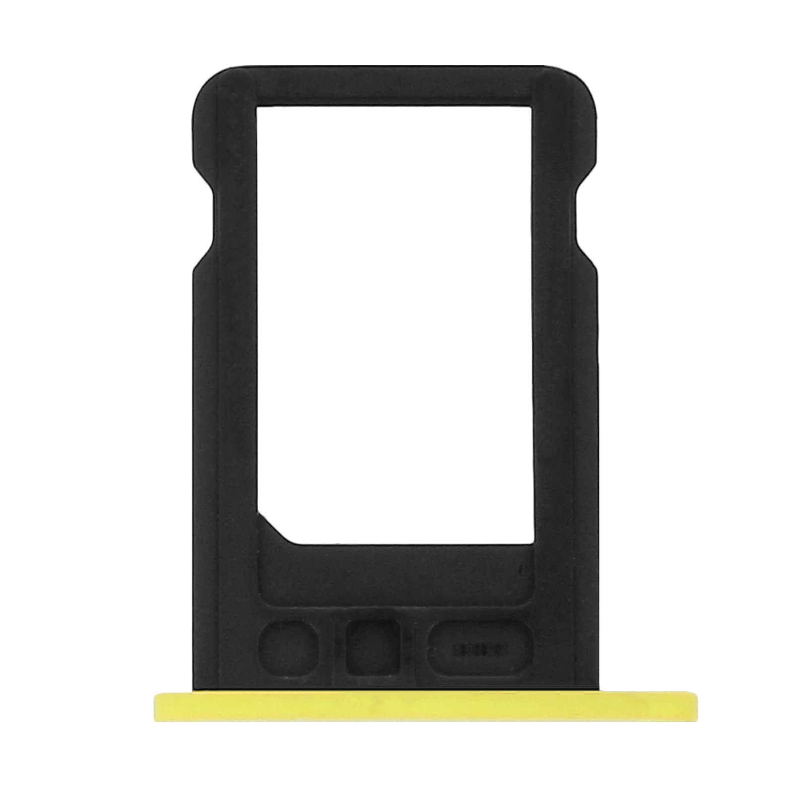 Tiroir carte Nano Sim iPhone 5C Jaune