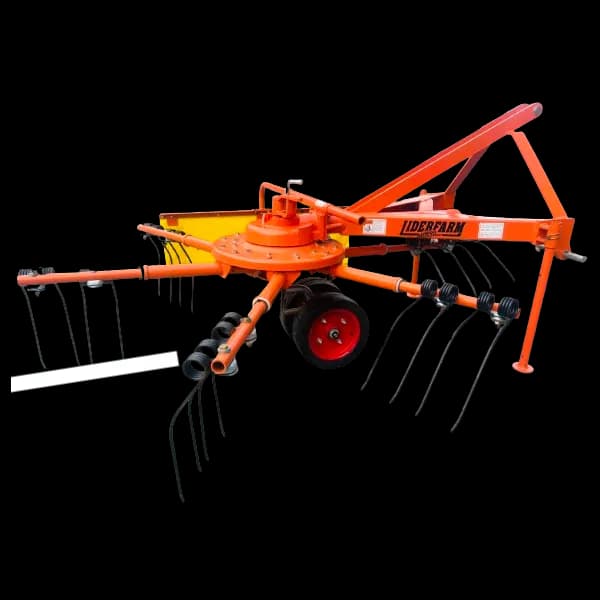 Faneur-andaineur LIDERFARM 6 bras pour micro-tracteur