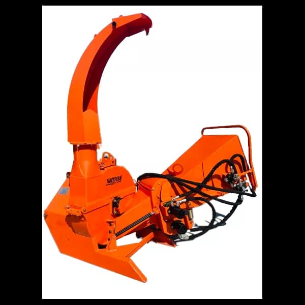 Broyeur de branches lourd LIDERFARM avec ameneur hydraulique - jusqu'à Ø 150 mm