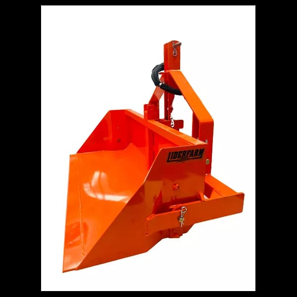 Godet à basculement hydraulique LIDERFARM 1,40 m - tracteur 25-50 CV