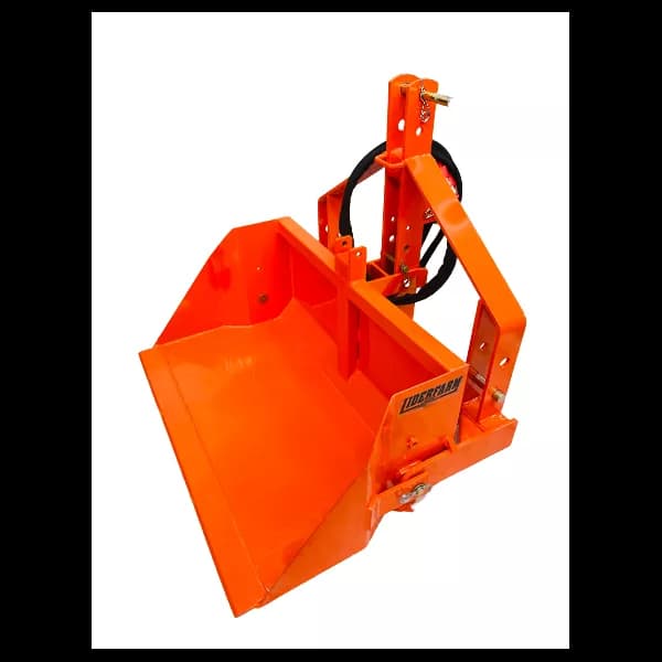 Godet à basculement hydraulique LIDERFARM 1,00 m - micro-tracteur 10-20 CV