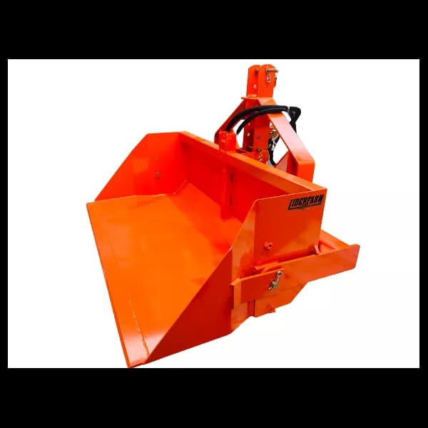 Godet à basculement hydraulique LIDERFARM 1,60 m - 800 kg, tracteur 30-80 CV
