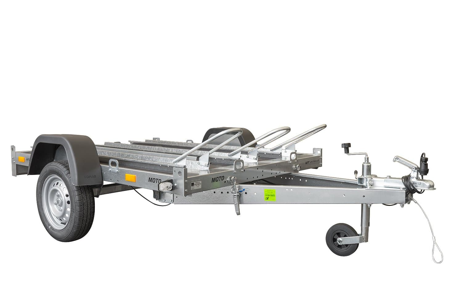 Remorque porte-motos basculante UNITRAILER MOTO 3 - 3 motos, 750 kg