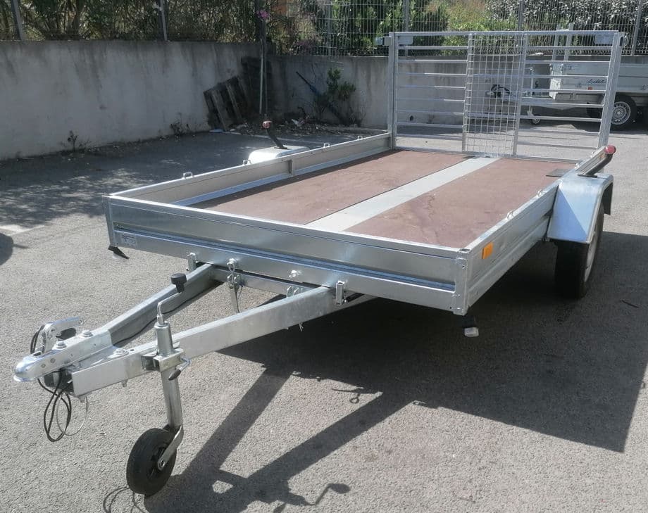Remorque plateau multi-transport Boro BOP 737H - 294 x 172 cm