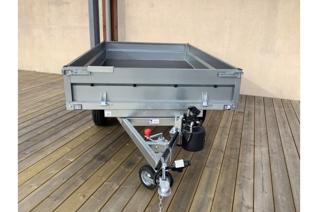 Remorque benne Lider 39560 - double essieu, caisse basculante