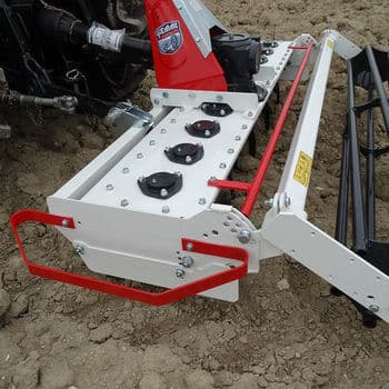 Herse rotative Giemme ER 210 pour micro tracteur, largeur 210 cm