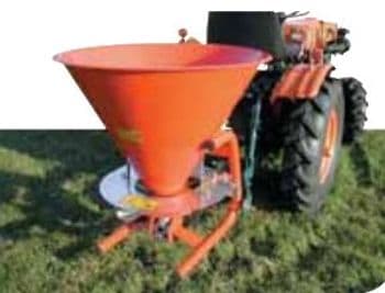 Épandeur 100 L Vert Service pour micro-tracteur