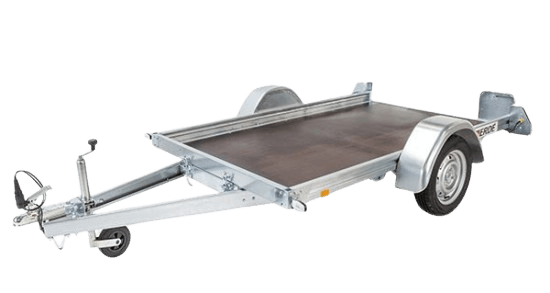 Remorque plateau basculant ERDÉ PLM 150 - 250 x 150 cm, jusqu'à 750 kg