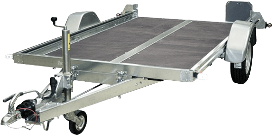 Remorque plateau basculant freiné ERDÉ PLM 170 - 300 x 170 cm