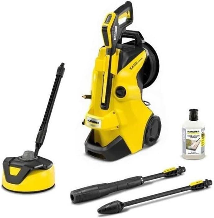 Elektrischer Hochdruckreiniger mit 8 m Schlauchtrommel, Durchflussmenge 420 l/h