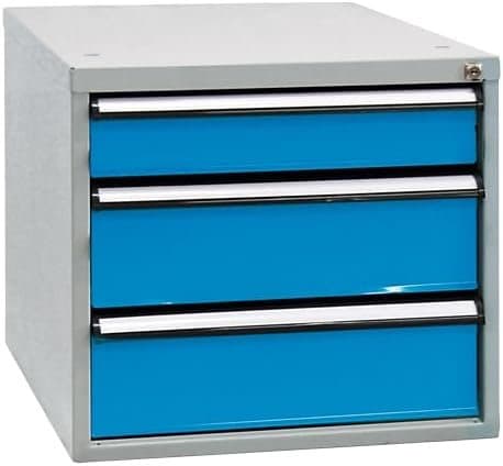 Schubladenblock für Werkbank mit 4 Stahlschubladen 70 x 53 x 65 cm