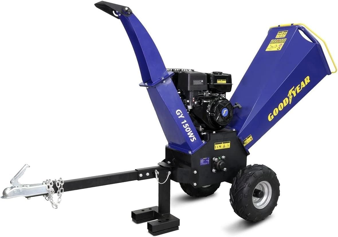 Thermischer Pflanzenhäcksler 15 PS, 420 cm³ Fassungsvermögen, 12 cm manueller Start