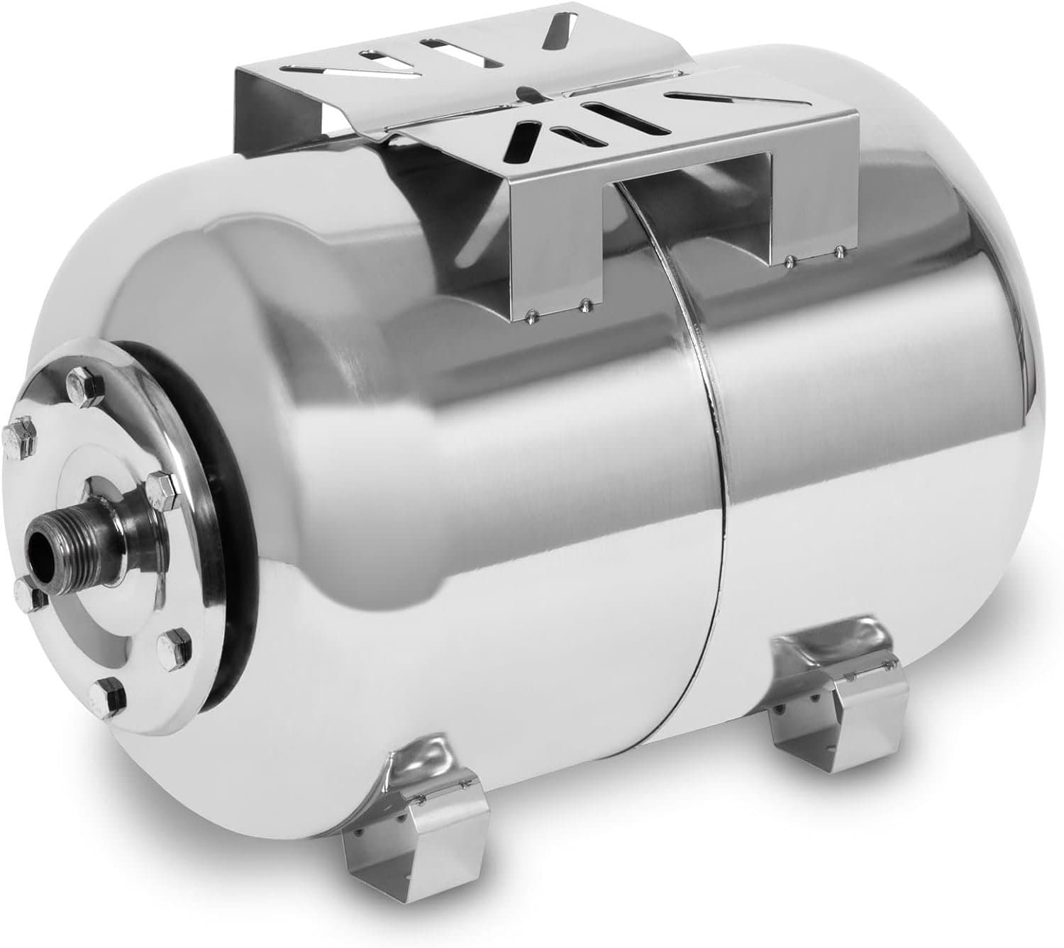 Blasentank 100 L horizontal 6 bar Edelstahl
