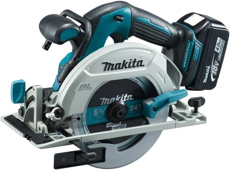 18 V Kreissäge Ø 165 mm mit 2 5,0 Ah Akkus, Ladegerät und Makpac Box