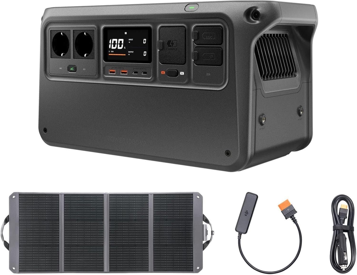 Tragbare Elektrostation 2048 Wh 3000 W mit 45-minütiger Aufladung