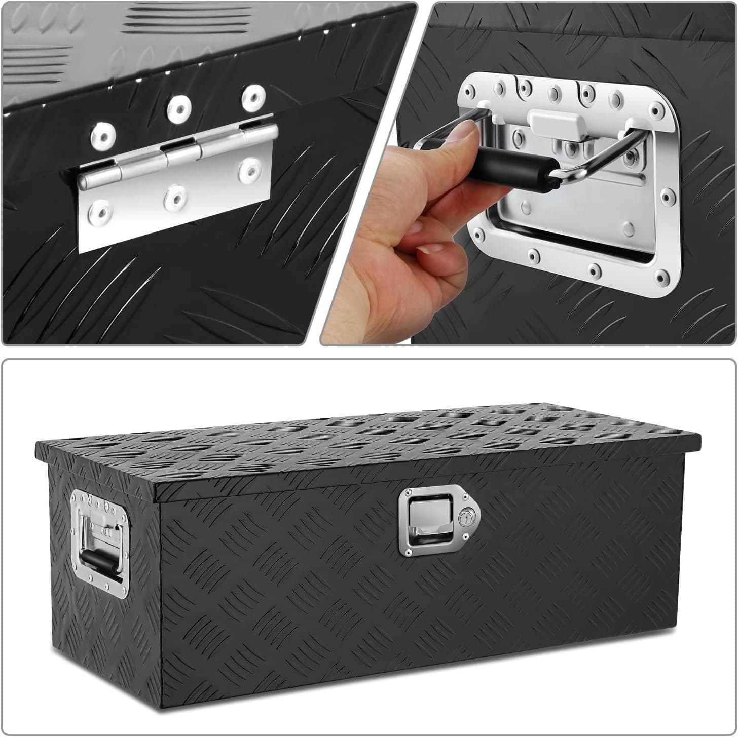 Aluminium-LKW-Werkzeugkasten 78,7 x 33 x 29,2 cm mit Schloss