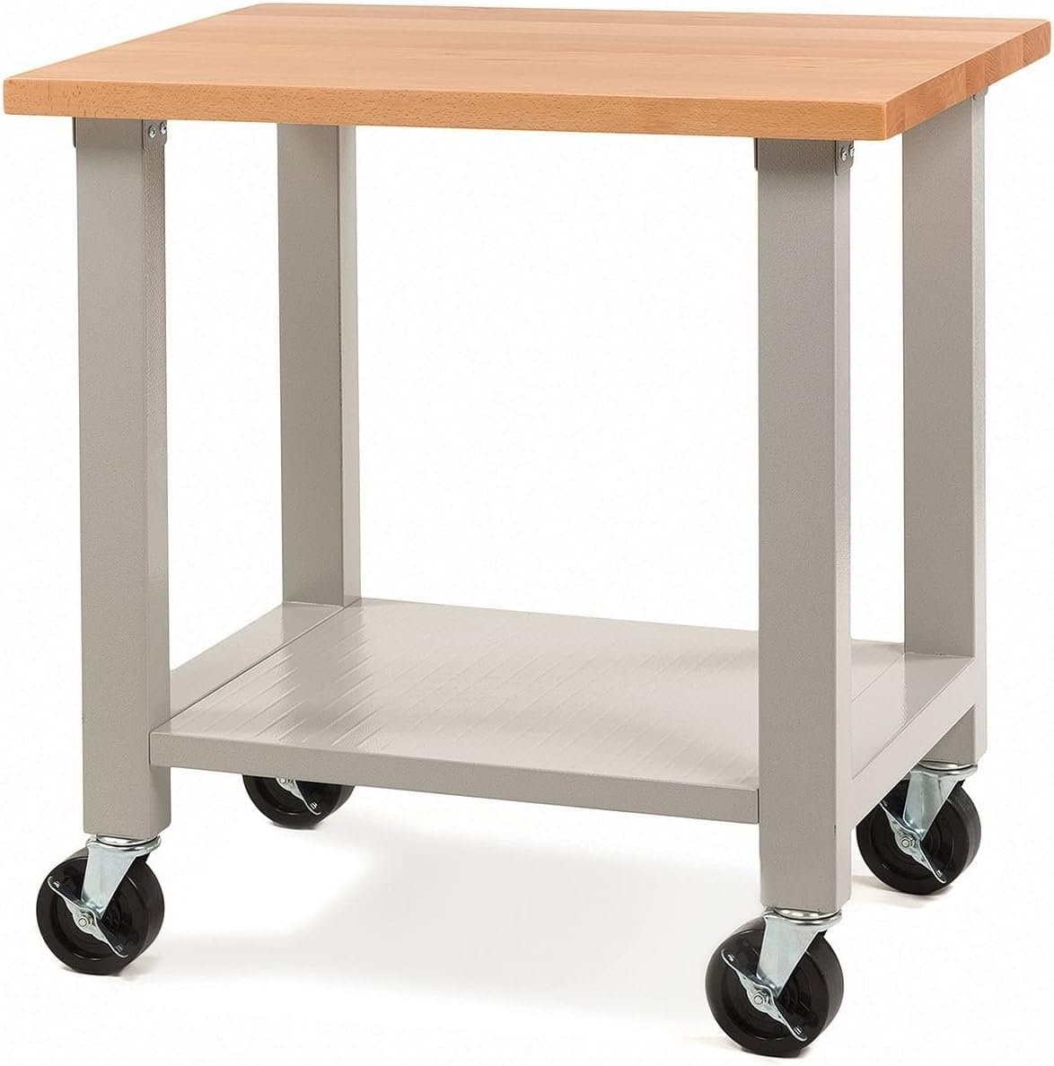 Mobile Werkbank 4 Schubladen mit Holzplatte
