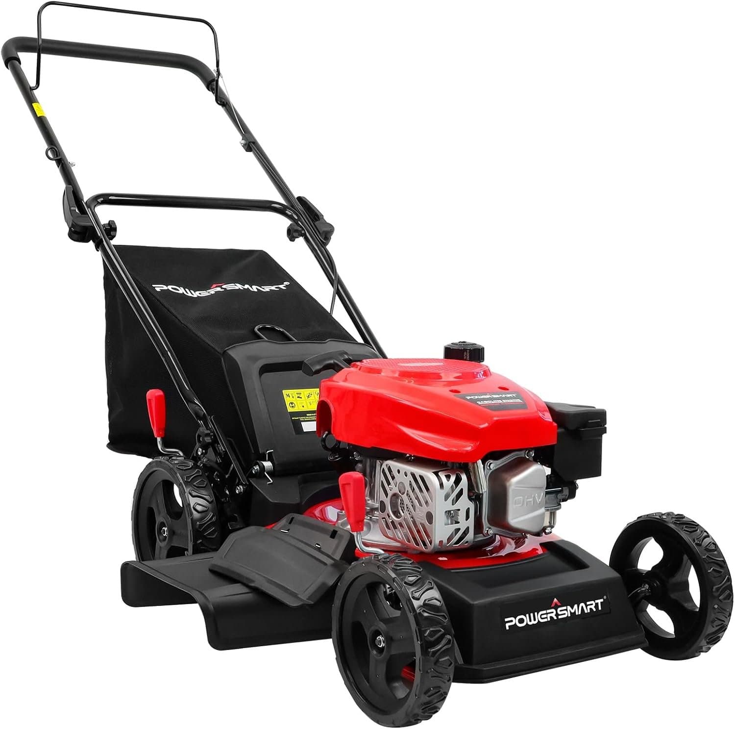 PowerSmart 144 cm³ 18 Zoll 3-in-1-Benzin-Rasenmäher